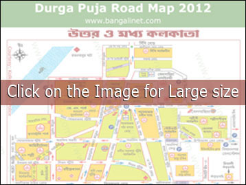 Kolkata Durgapuja Road Map 2011